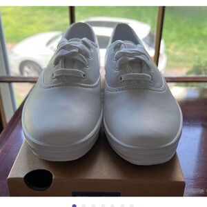 Keds White Leather Sneakers